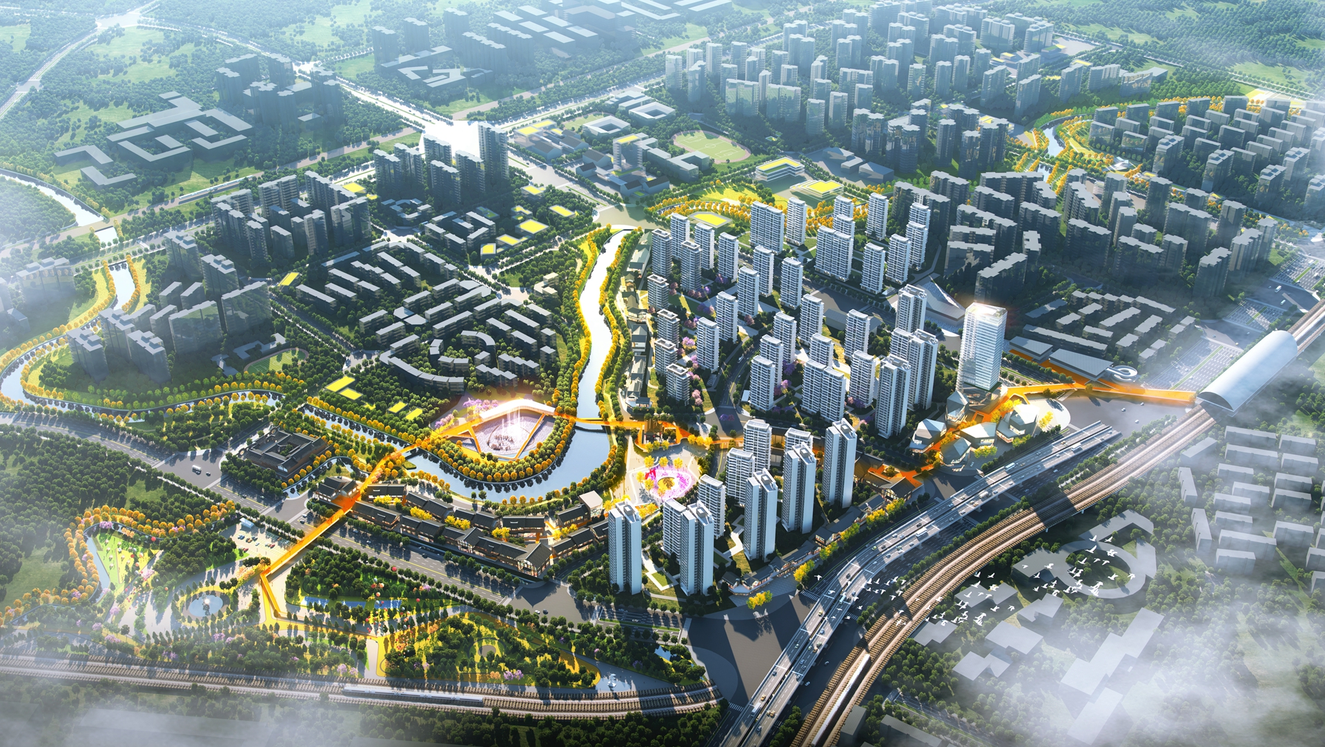 1920- 202306038A2-西堪院吴工-天回城市设计项目-核心鸟瞰白天-sxl(zxk).jpg